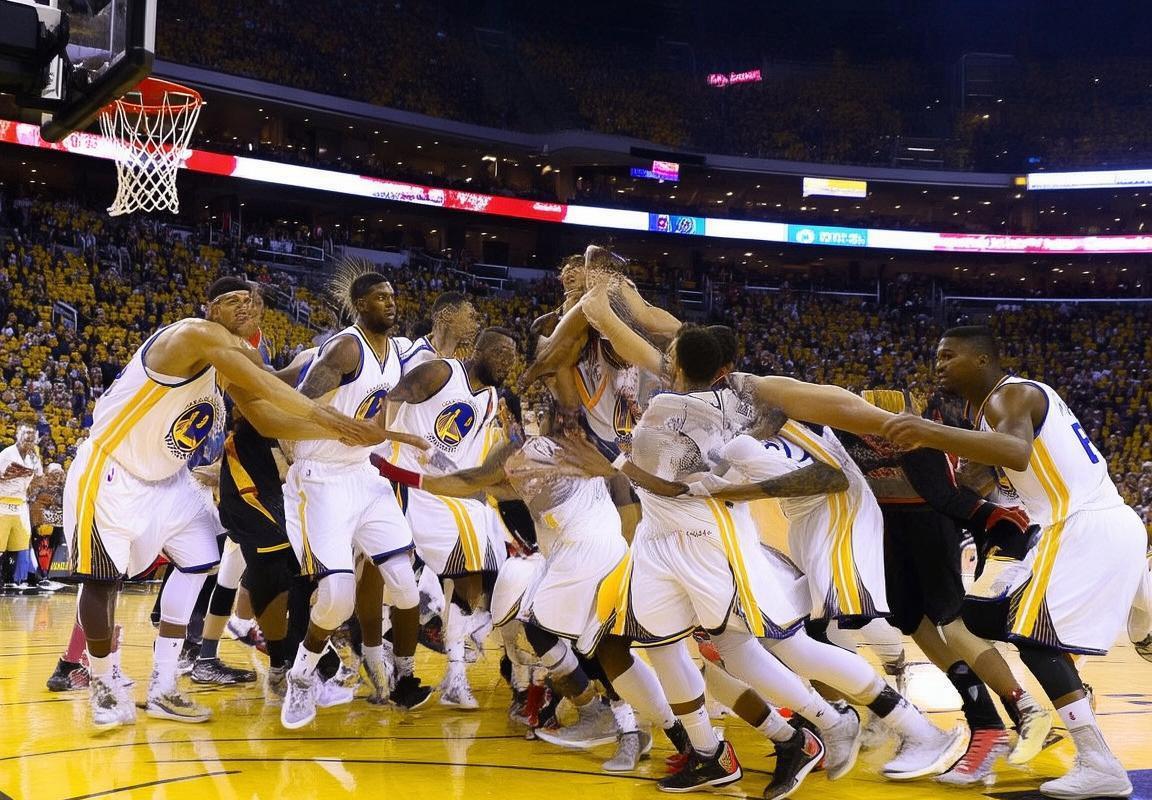 勇士逆转开拓者，库里杜兰特率队半场领先15分(图4)